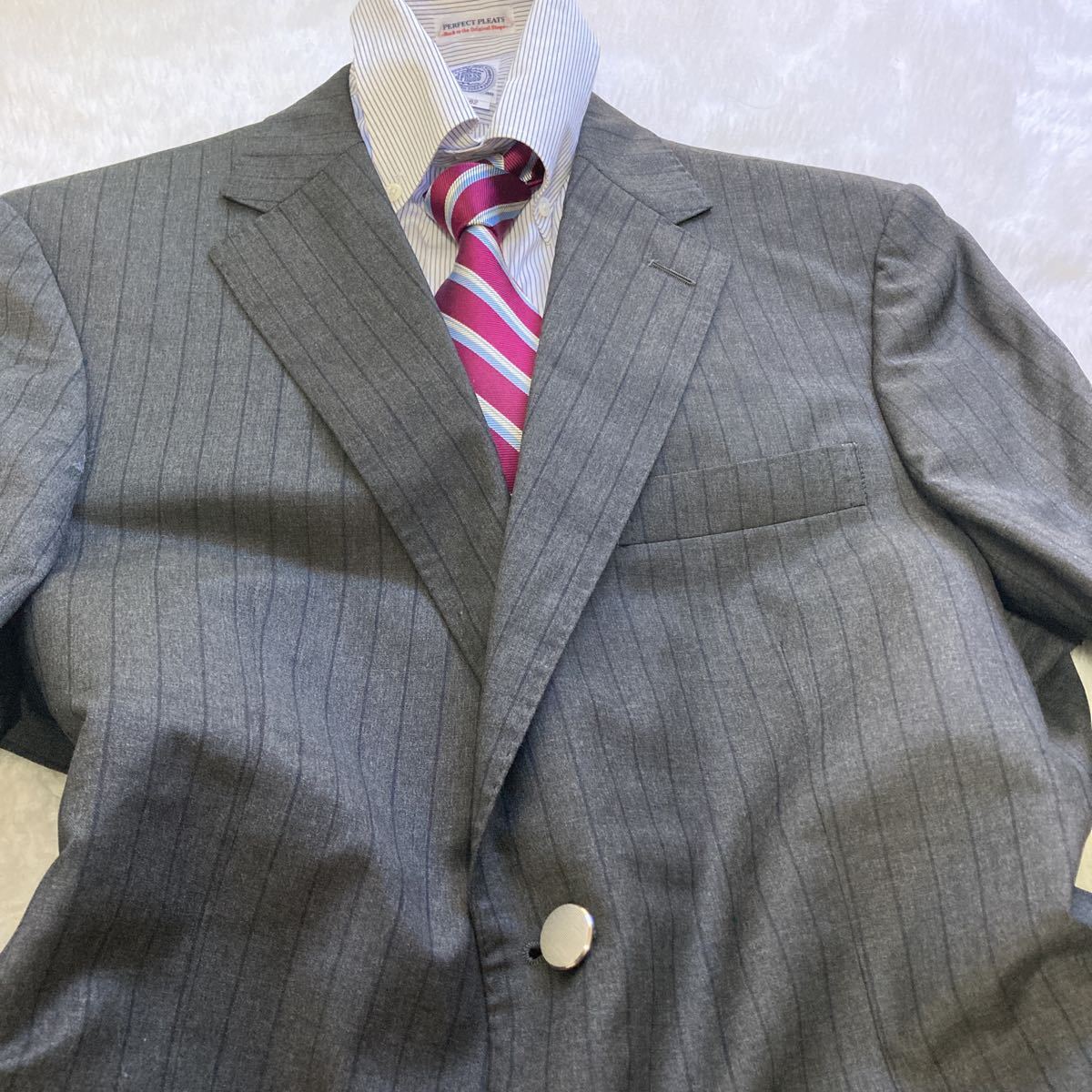 未使用◎【伊】ロロピアーナ×五大陸『圧倒的高級感』Loro Piana スーツ 