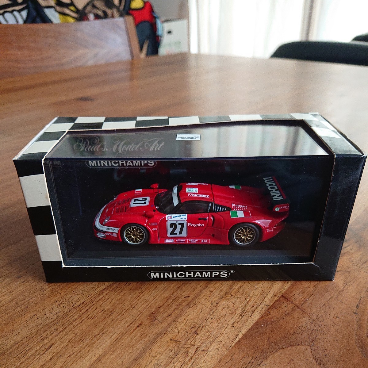 ミニチャンプス MINICHAMPS 430 976627 1/43 PORSCHE 911 GT1 Le Mans 