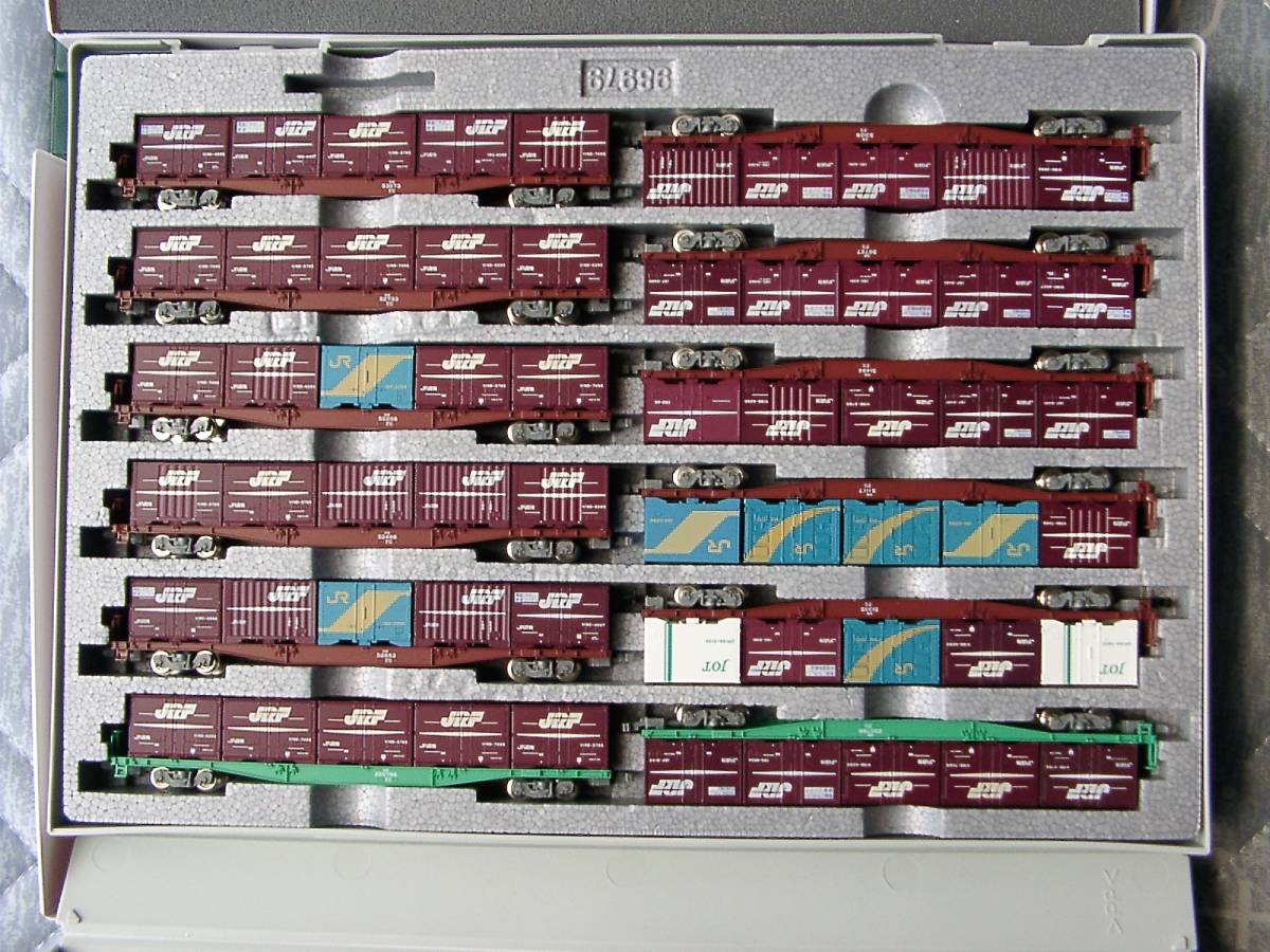 TOMIX コキ50000系等 20両セット コンテナ付き・現状品(貨物列車 
