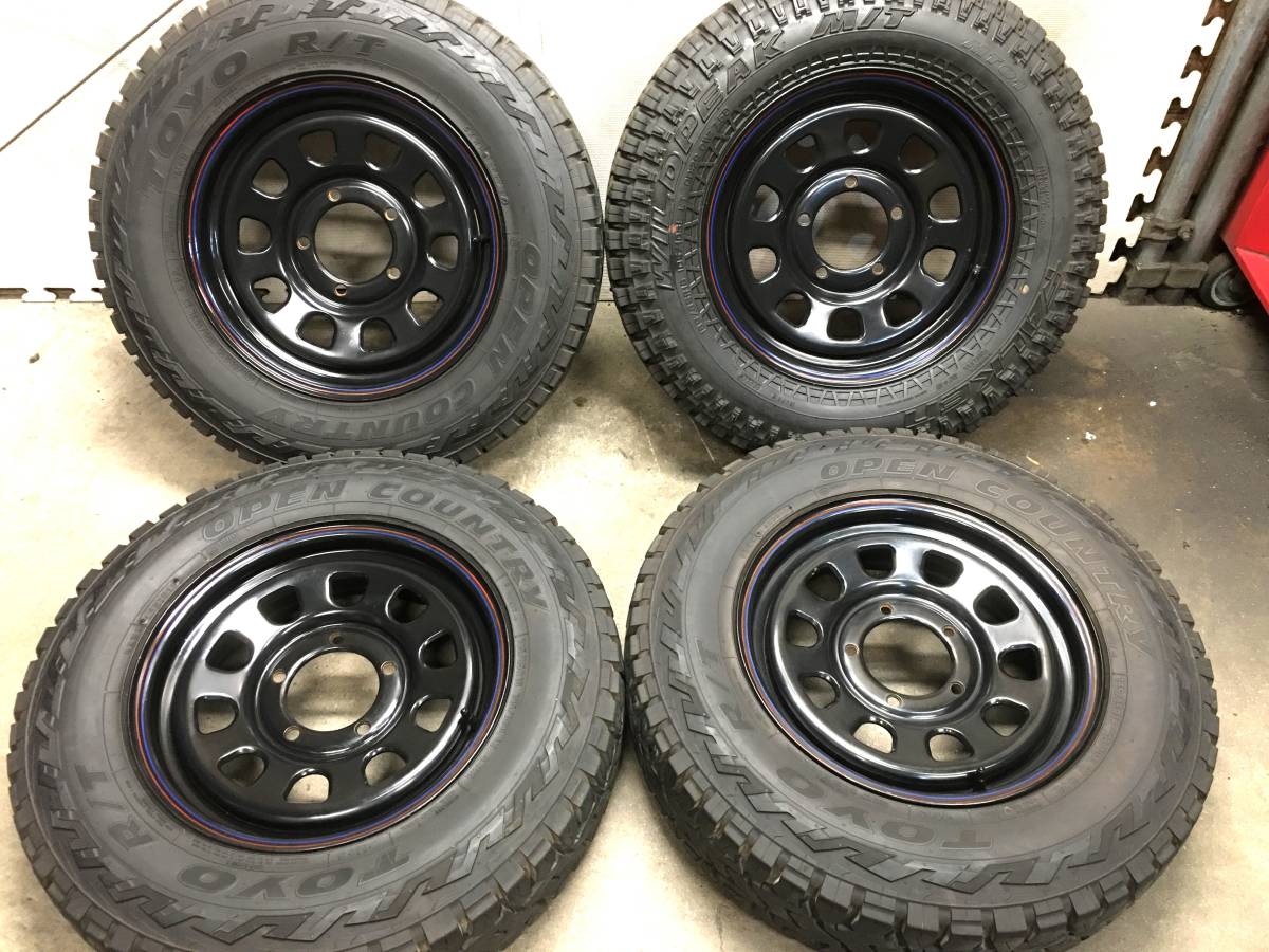ジムニー】溝有185/85R16 105/103L LTタイヤ DAYTONA16×5.5J +20