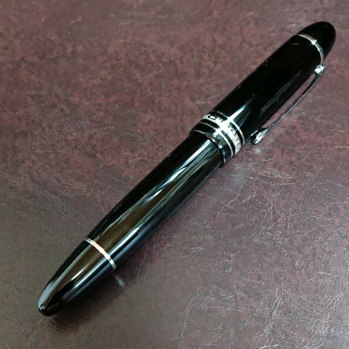 MONT BLANC ブラック 万年筆 Fペン先 P 145 106521…… MONTBLANC