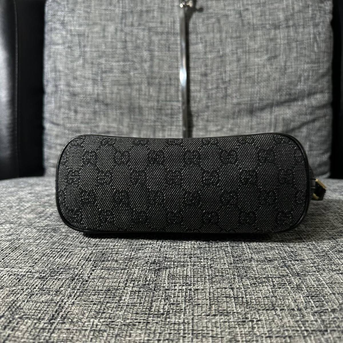 1円〜 【極美品】GUCCI ワンショルダーバッグ ミニポーチ gg柄 