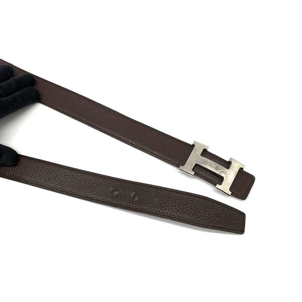 1円○美品○HERMES エルメス コンスタンス Hバックル ベルト 刻印□M