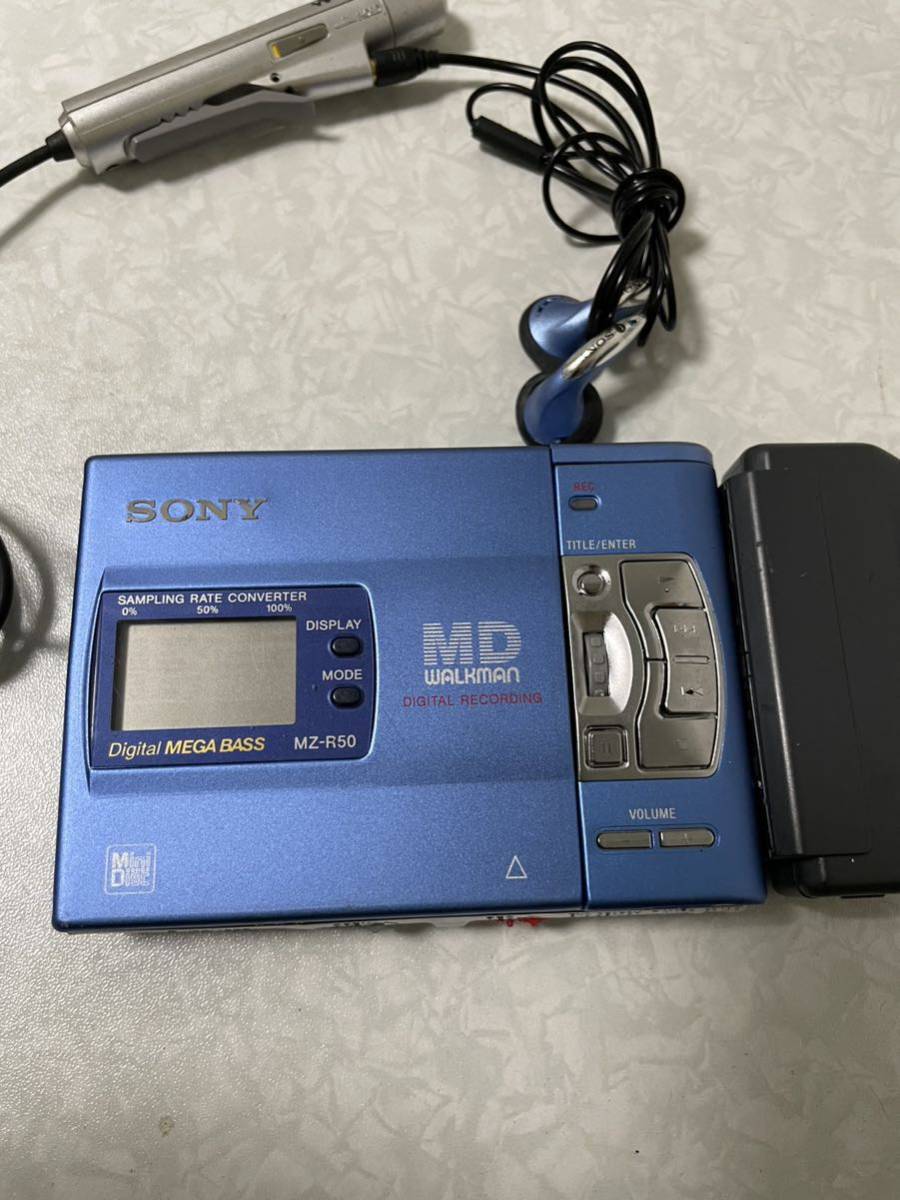 SONY MDウォークマン WALKMAN MZ-R50 動作未確認(録音、再生)｜売買
