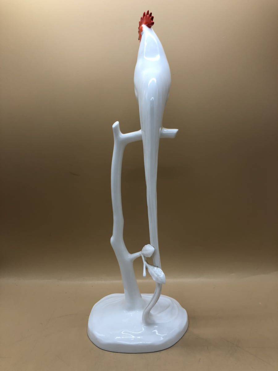 0303H ノリタケ スタジオコレクション フィギュリン 尾長鶏 ペア