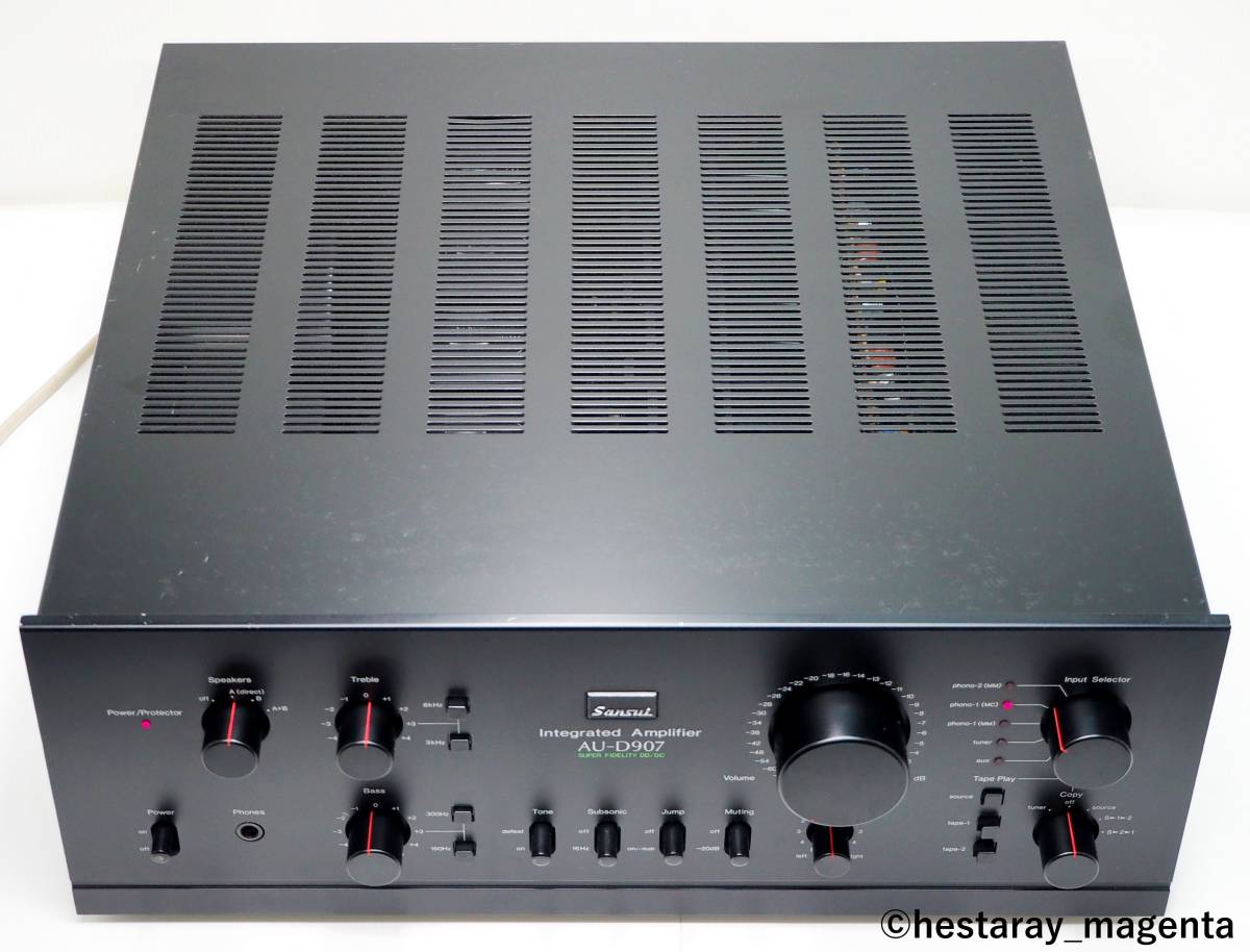 sansui AU-D907 サンスイ 美品レストア品 (整備品） きやすく