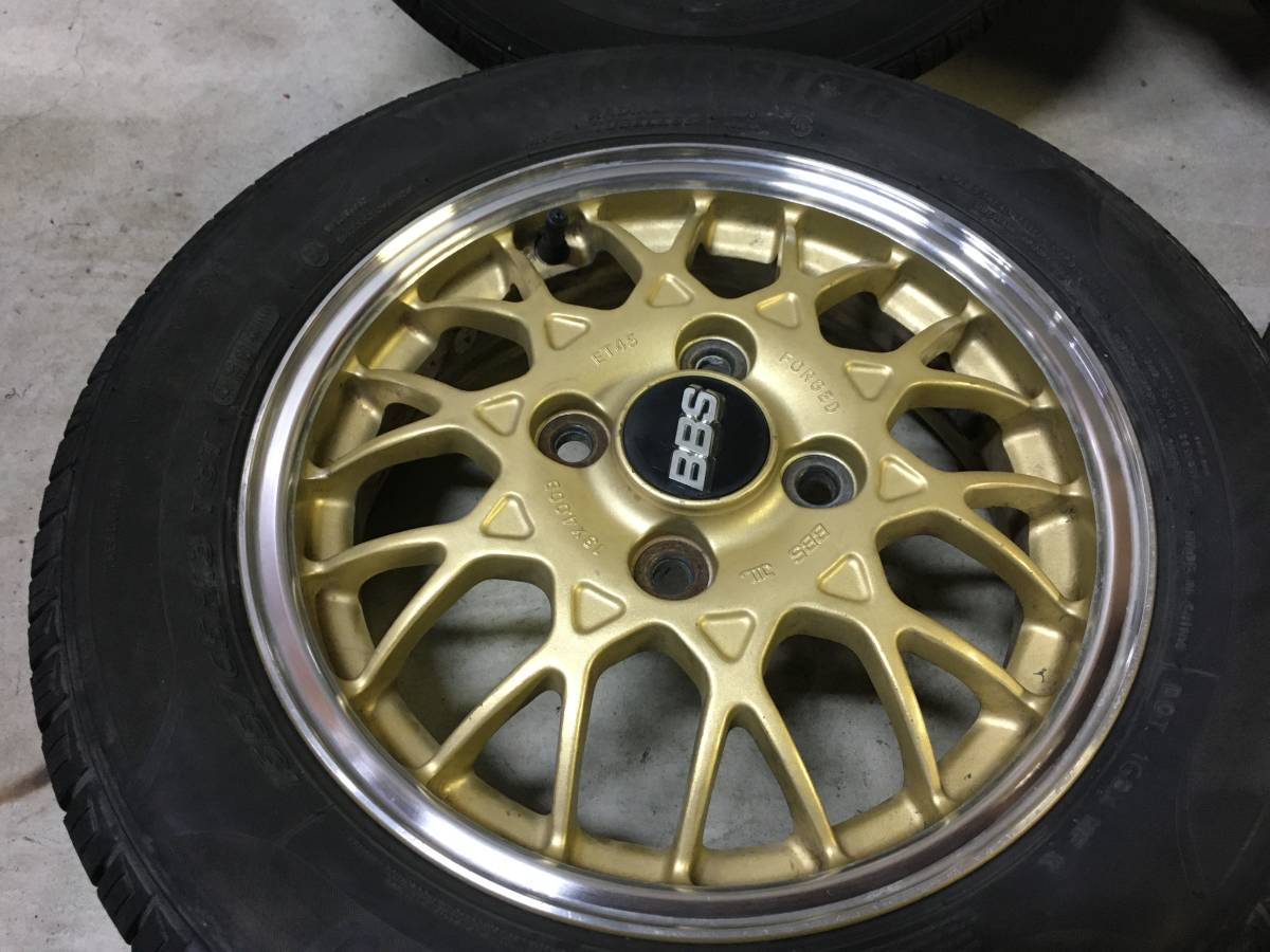 希少 軽量 鍛造 FORGED BBS スバル 純正 STI オプション 15X6J+55 