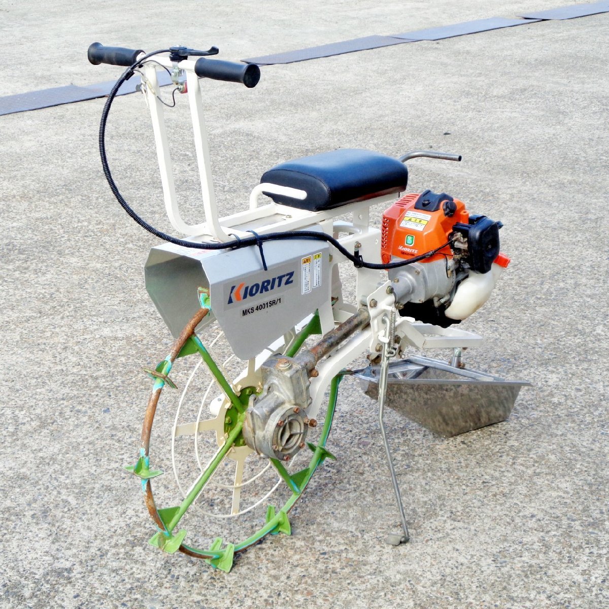 共立 乗用溝切機 中古 – 農キング 水田 MKS4001SR 溝切機 動作確認し