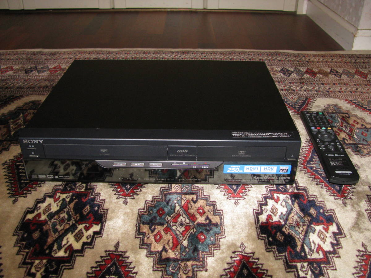 RDZ-D60V SONY ソニー 希少地デジ対応VHS搭載機 安心の6ヶ月保障