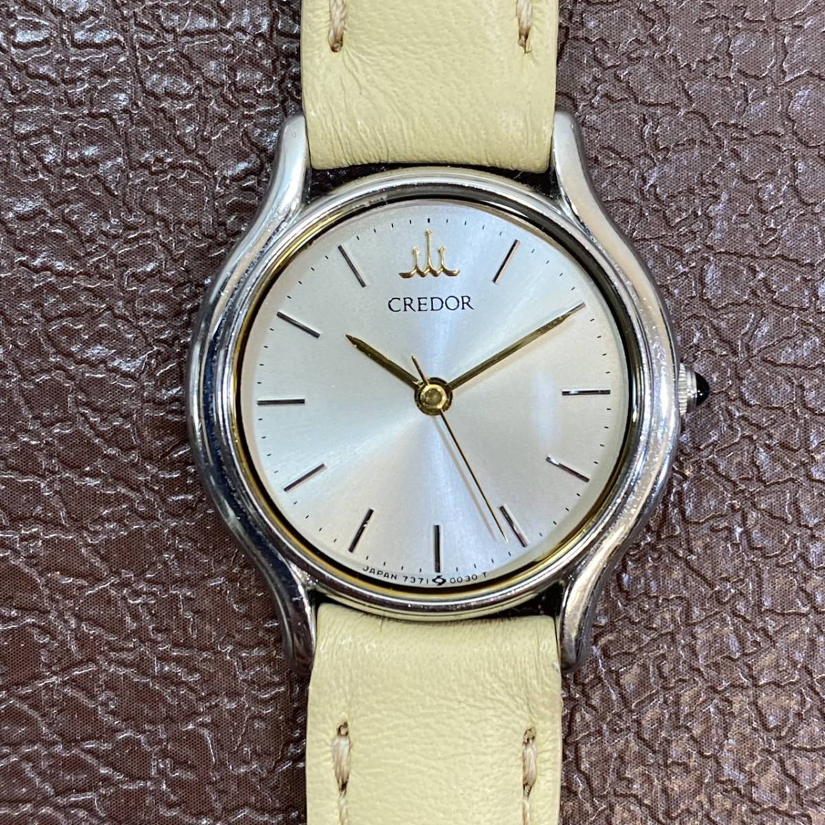 ○【MH-4522】中古美品 SEIKO CREDOR セイコー クレドール 7371-0020