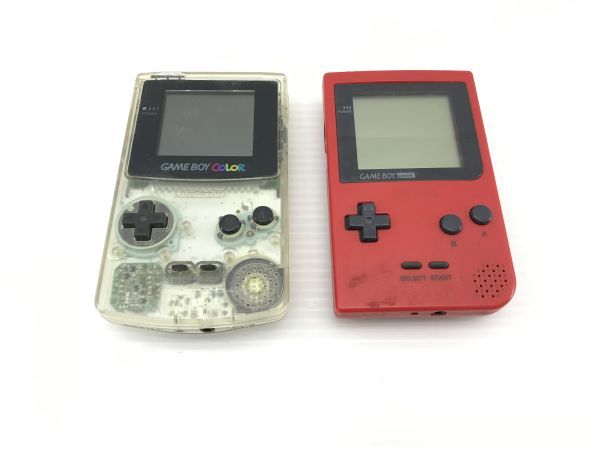 34/M151▽ゲームボーイ ゲームボーイカラー 本体 2台 ジャンク