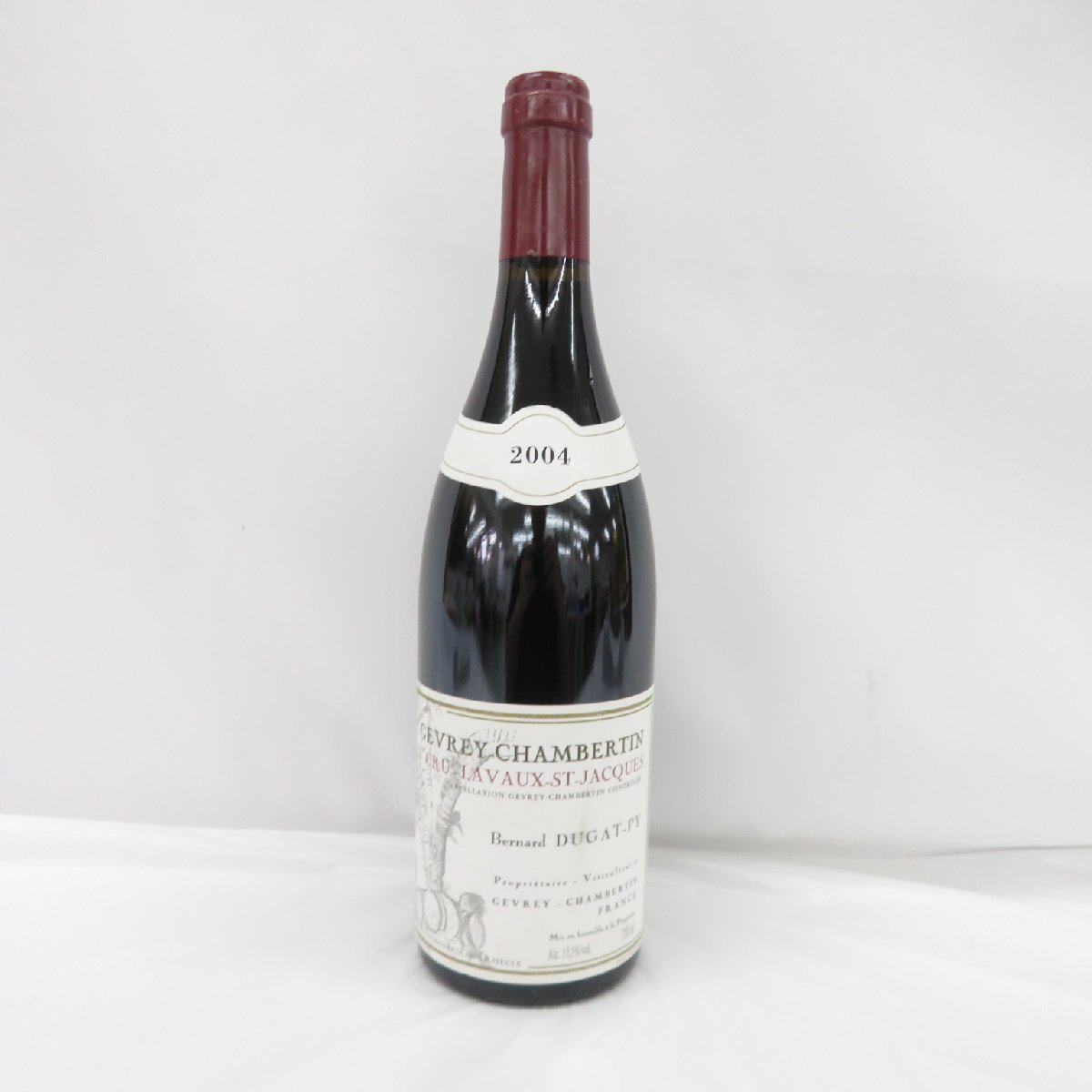 【未開栓】ベルナール・デュガ・ピィ ジュヴレ・シャンベルタン プルミエクリュ ラヴォー・サンジャック 2004 750ml 13.5％ 11322786 0720