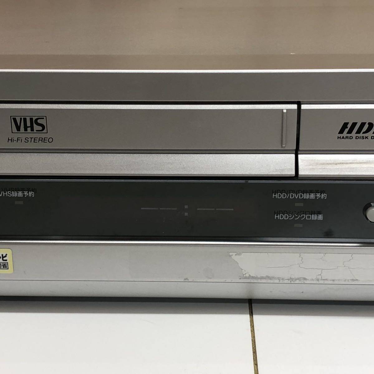 SONY RDR-VH85 2006年製 HDD DVD VHS レコーダー 再生機 通電確認のみ