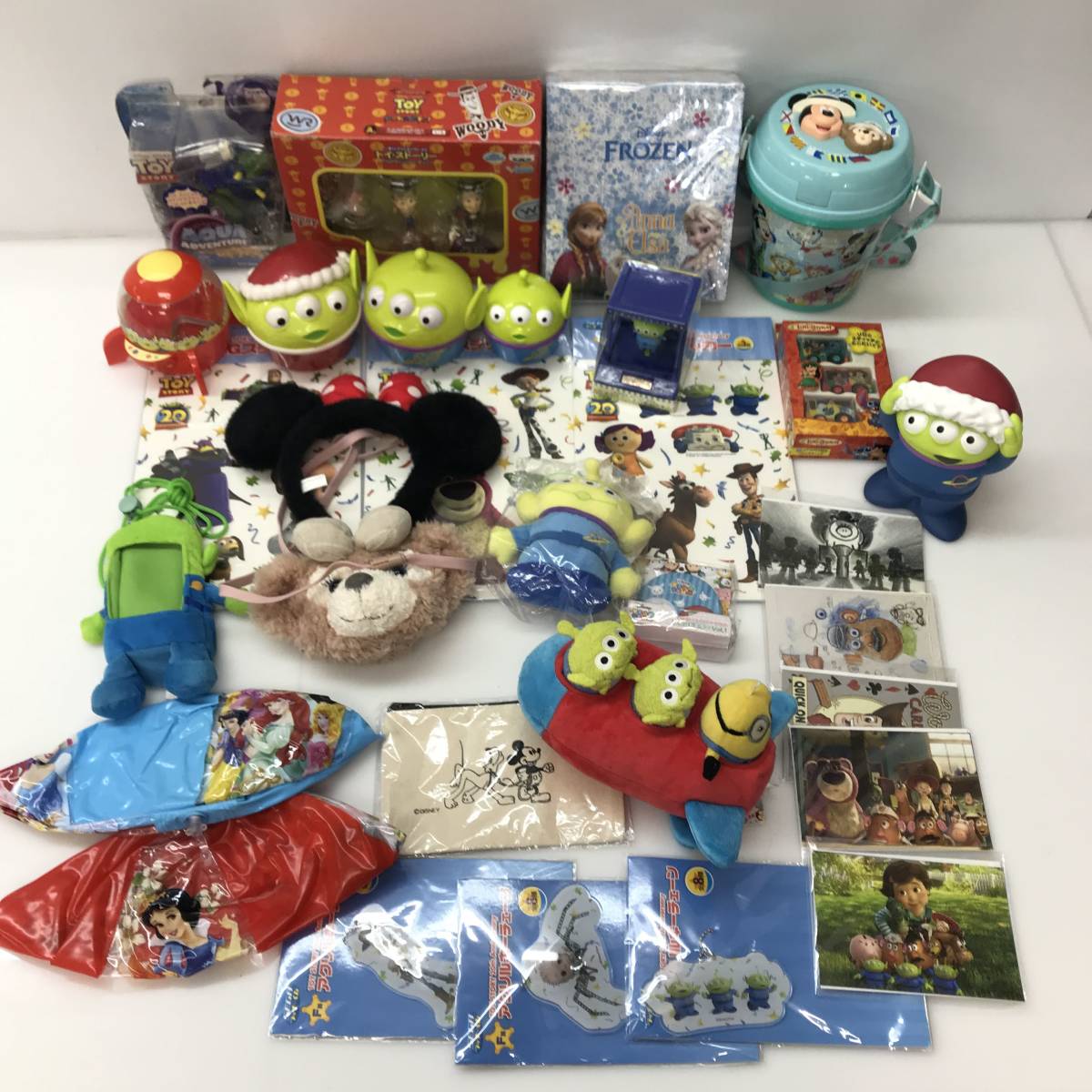 No.7867★1円～【グッズまとめ】ディズニー トイ・ストーリー リトルグリーンメン バズ ウッディ シェリーメイ フィギュア ミニカー 中古品 トイ 1円〜 東京ディズニー