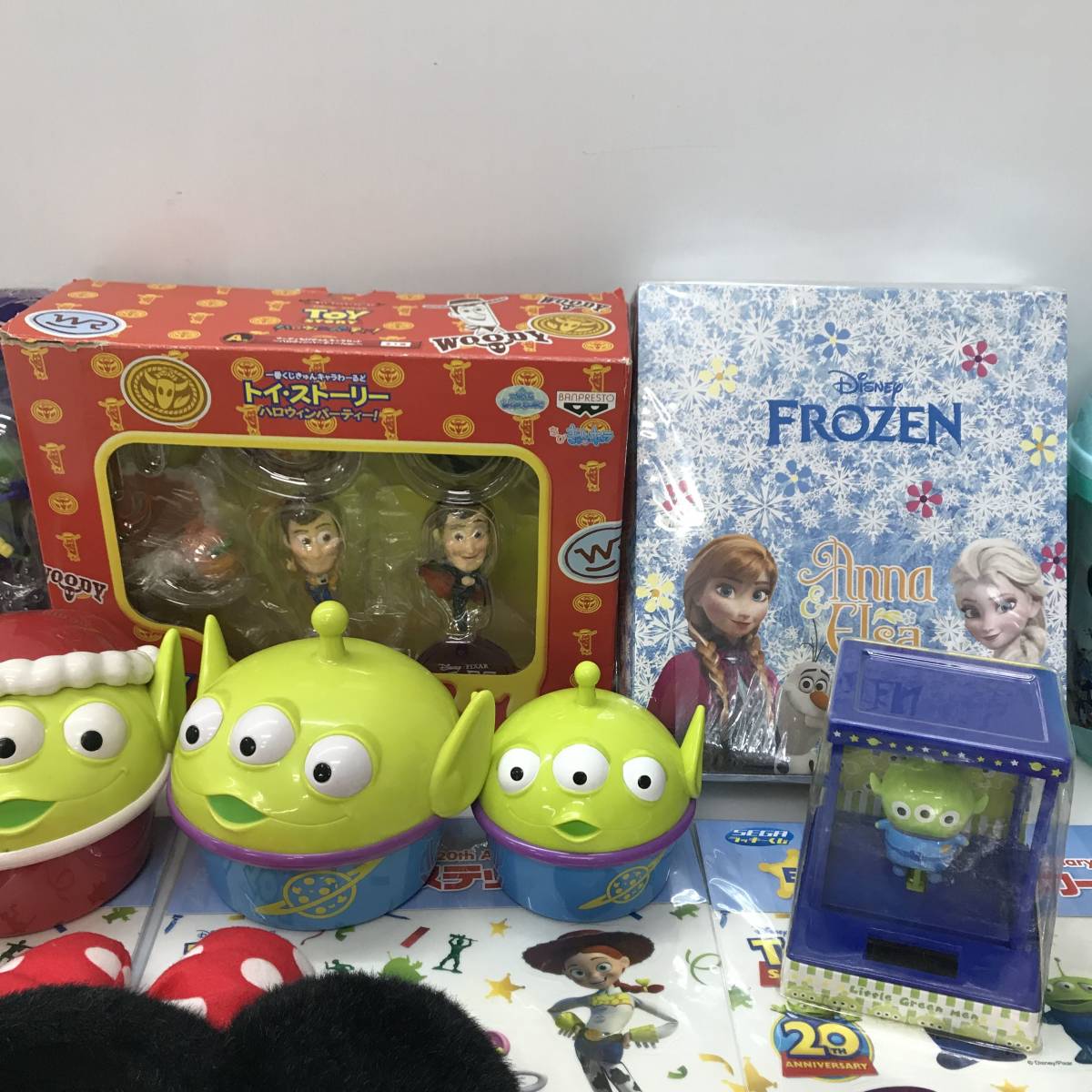 No.7867★1円～【グッズまとめ】ディズニー トイ・ストーリー リトルグリーンメン バズ ウッディ シェリーメイ フィギュア ミニカー 中古品 トイ 1円〜 東京ディズニー