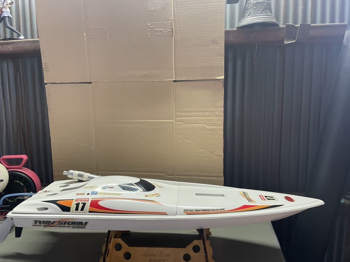 KYOSHO 京商 ラジコンボート ツインストーム800 TWIN STORM800 現状品