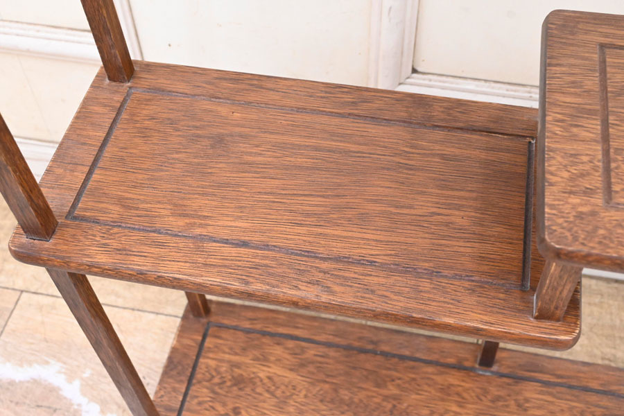 MODENA ソファ ラック KC014 新品B品 総無垢 長期保管品 茶棚 飾棚 煎茶