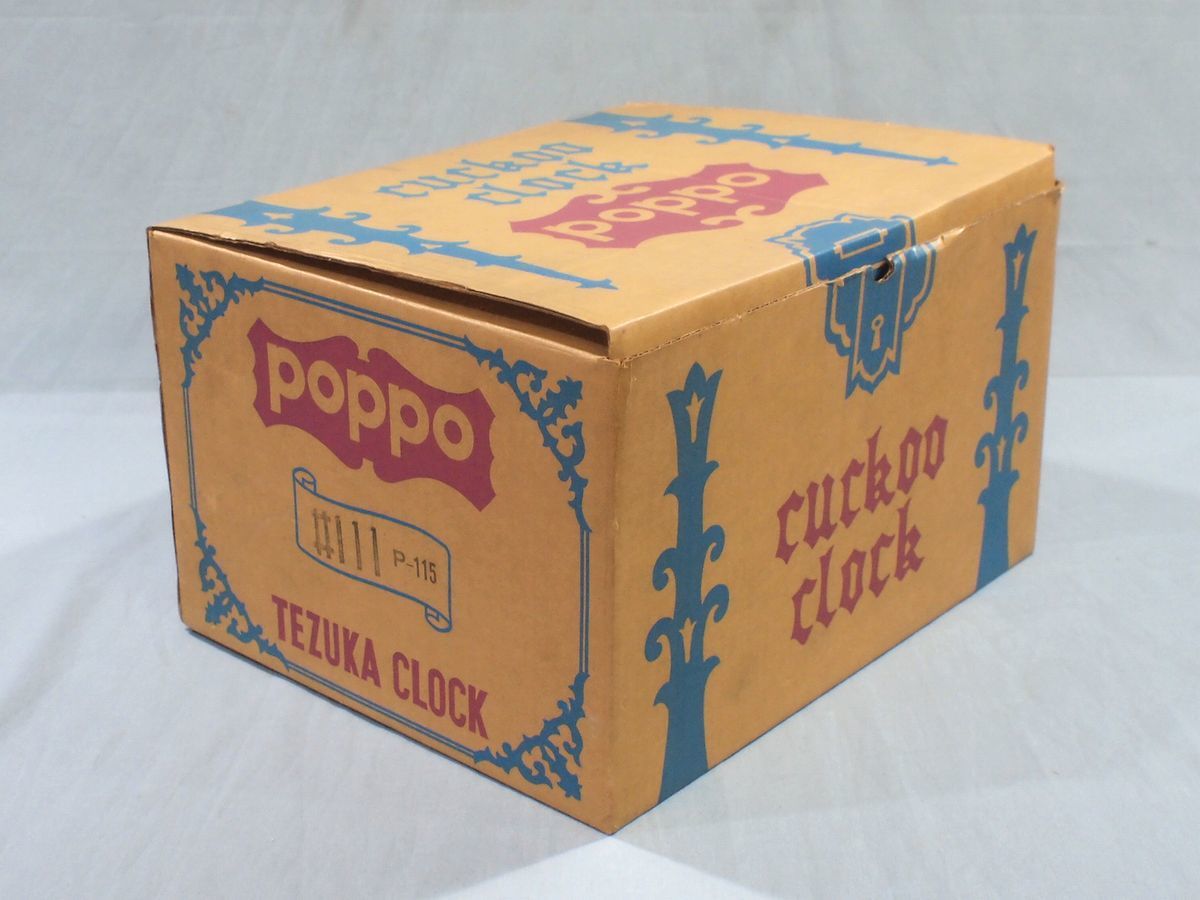 □当時物 □当時物 手塚時計 TEZUKA CLOCK poppo 本打式 ハト時計
