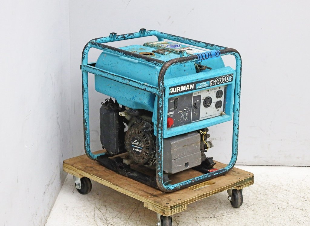 1933C23 北越工業 発電機 HP2600C AIRMAN エアマン (発電機、変圧器
