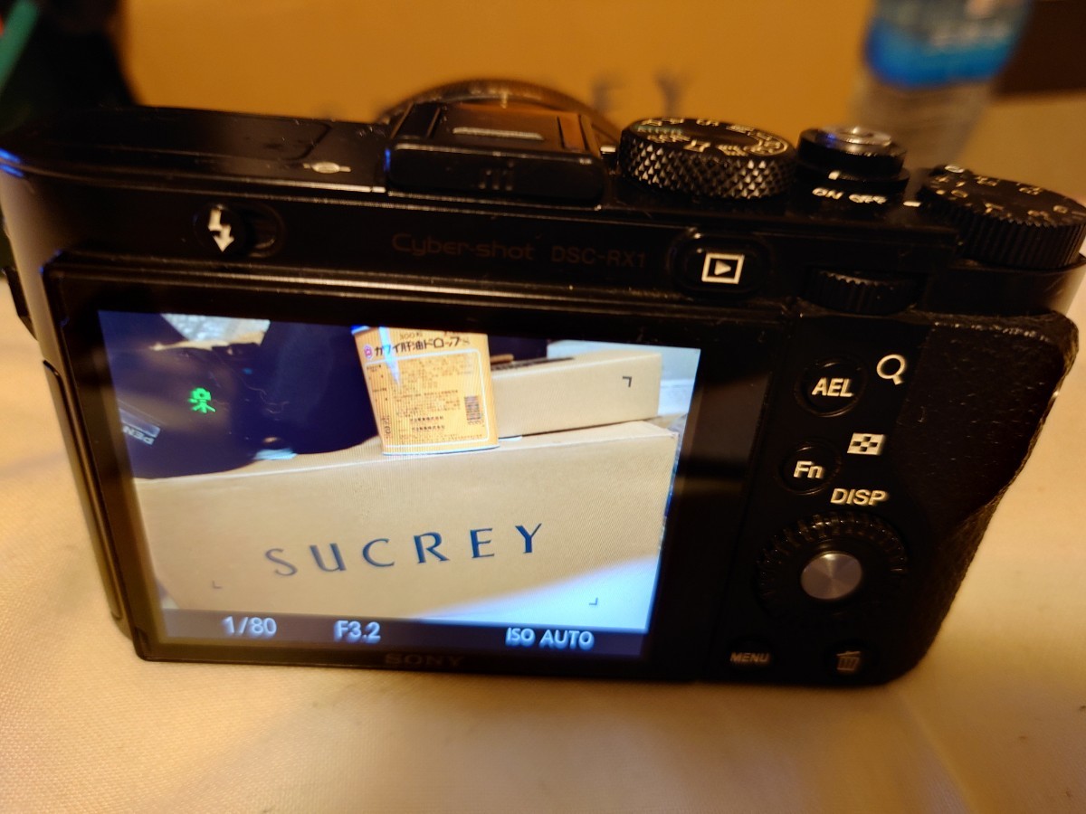 SONY サイバーショット DSC-RX1 フルサイズセンサー 通電動作確認 元箱 