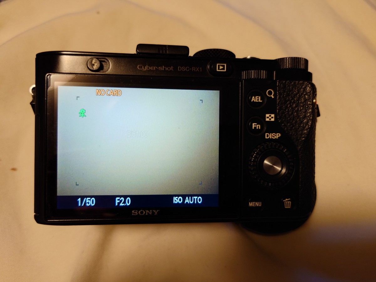 SONY サイバーショット DSC-RX1 フルサイズセンサー 通電動作確認 元箱 