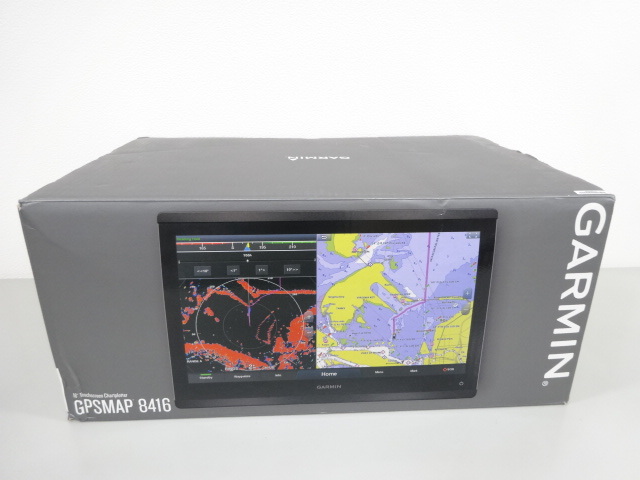 ジャンク 不動品 GARMIN ガーミン GPSMAP 8416 ジーピーエスマップ システム航海計器 魚群探知機 魚探 16インチ タッチパネル
