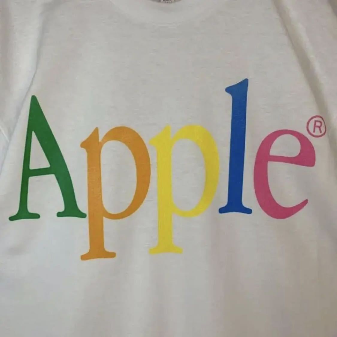 アップル Mac APPLE Tシャツ 白 トラビススコット 古着 大判 90s 企業 