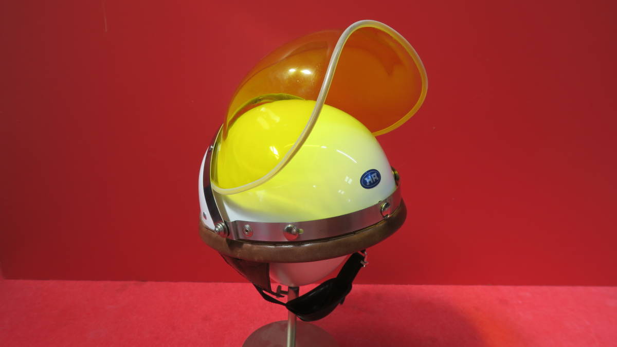 ハーフヘルメット HAヒロタケアライ60S当時風 白 Lサイズ 