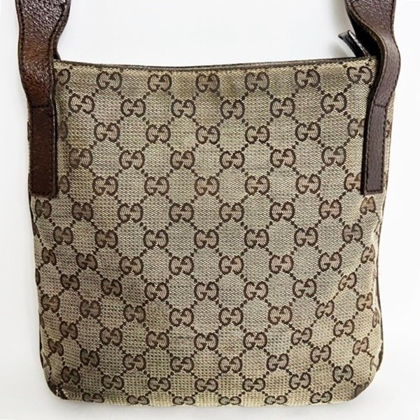 GUCCI グッチ 122793 GGキャンバス ショルダーバッグ ベージュ系 斜め 