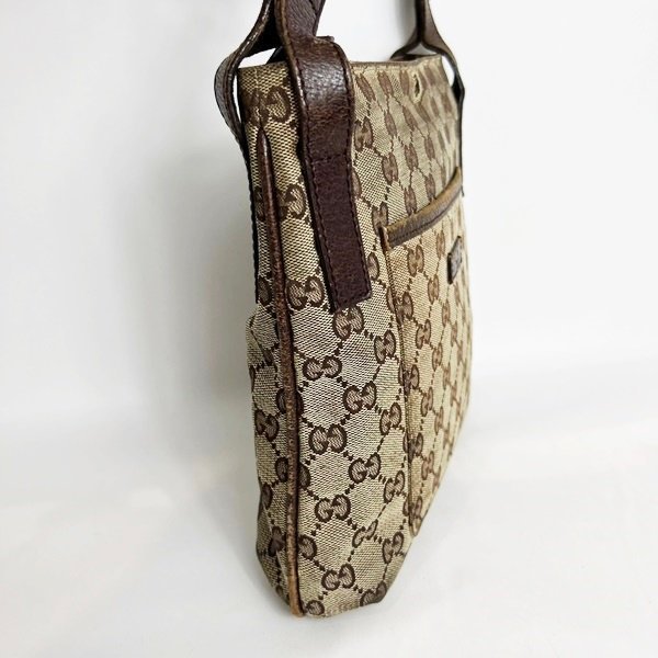 GUCCI グッチ 122793 GGキャンバス ショルダーバッグ ベージュ系 斜め 