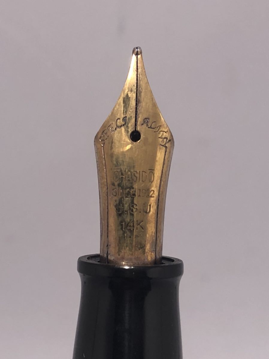 大橋堂 仙台 万年筆 k18 k14 金 ゴールド ケース付 現状品 高級品 名品