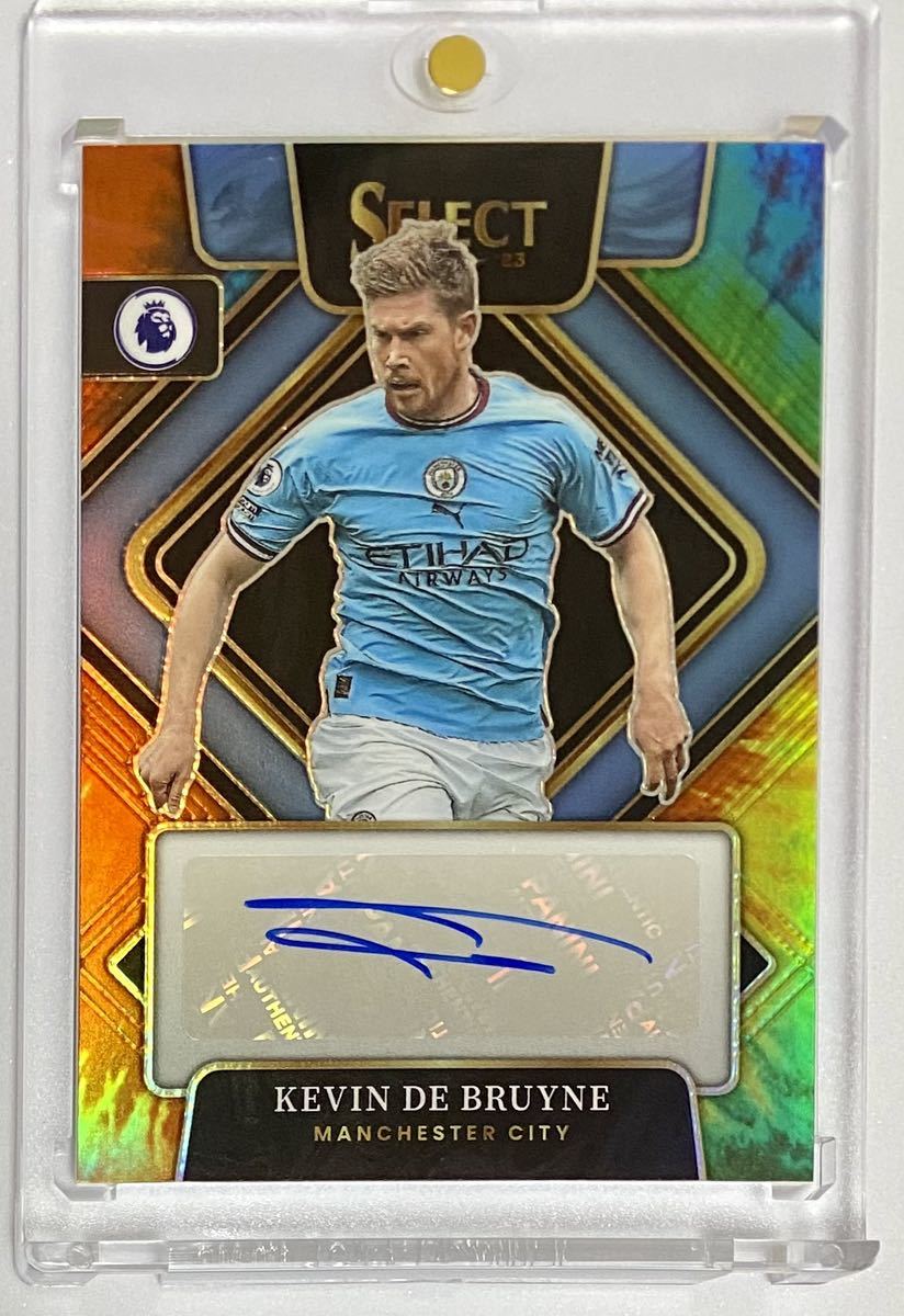 限定25枚】直筆サインカード デ・ブライネ 2022/23 Panini Select EPL 