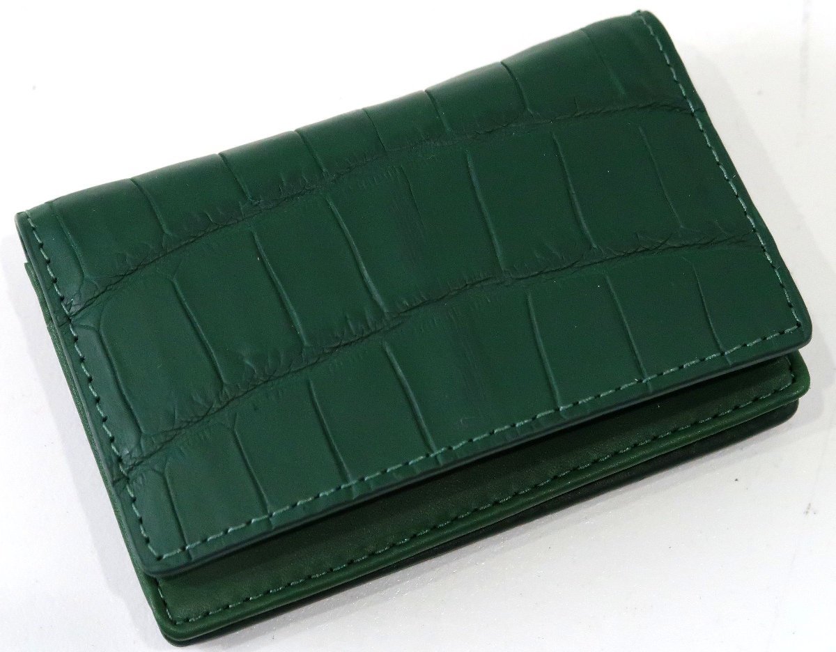 マチ付き！箱付き 定価12万円 新品 ヘンローン クロコ クロコダイル 