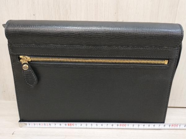 美品バーバリー クラッチバッグ ホースロゴ ノバチェック ブラック