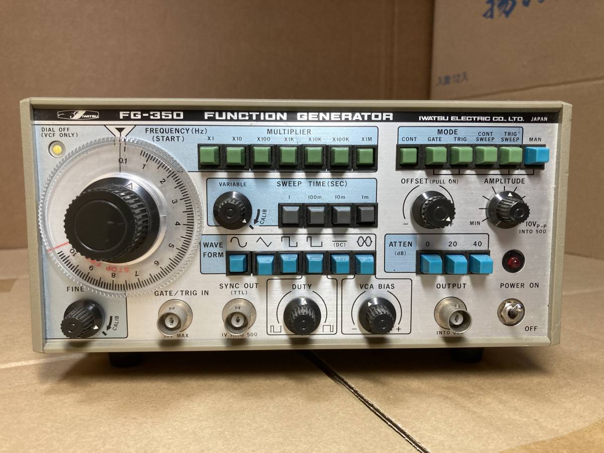 岩通 IWATSU FG-350 ファンクションジェネレーター ジャンク扱い