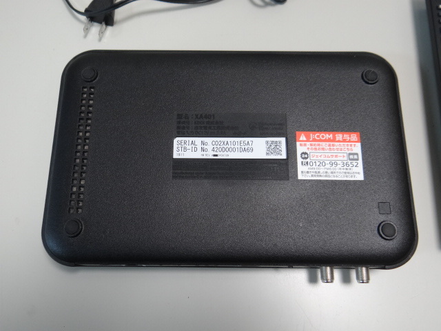 T11885 J:COM ジェイコム LINK XA401 CATV チューナー BS4K 3