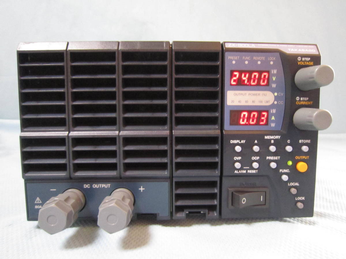 おまとめ　ルース61 TAKASAGO EXTENDED RANGE DC POWER SUPPLY ZX-800LA 高砂DCズーム電源