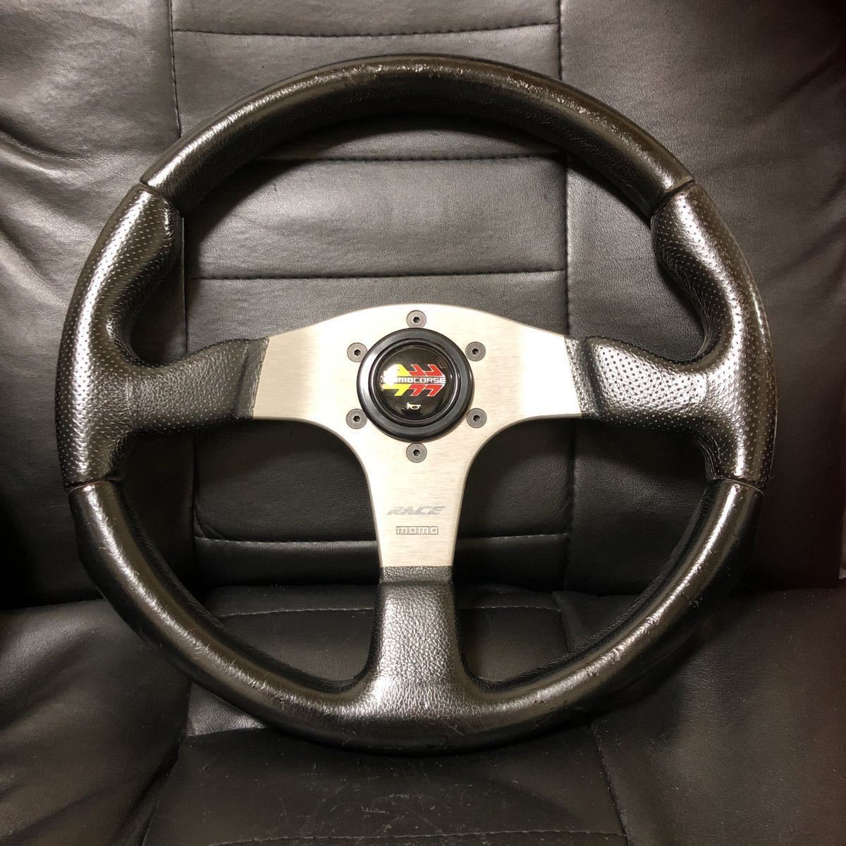 ☆*☆様 美品　MOMOステアリング　35Φ　RACE レース RACE レース MOMO ステアリング モモ momo | 1円スタートMOMO ◇ R-12