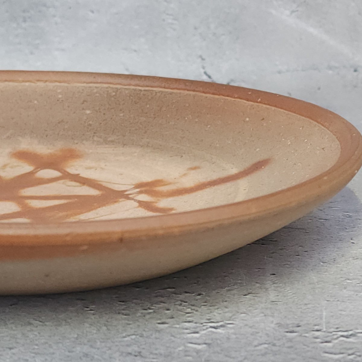 森一宗 作 備前焼 緋襷 八寸盛皿 未使用箱入 /一陶庵/ひだすき/高級感