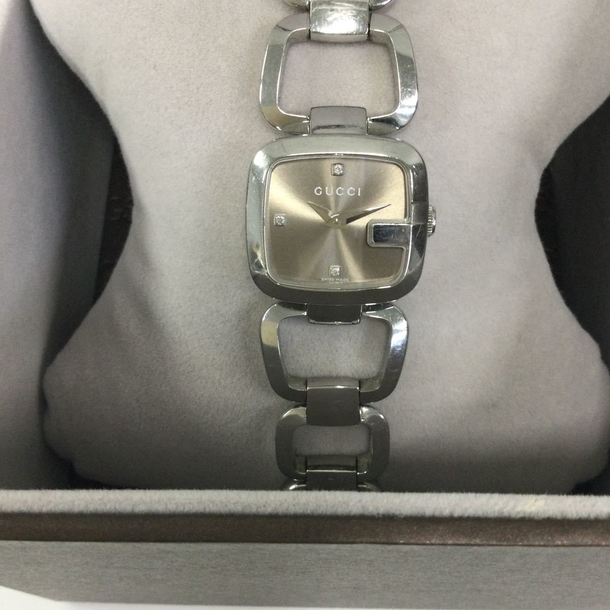 nn0202 181 GUCCI グッチ シェリーライン クオーツ 腕時計 レザー