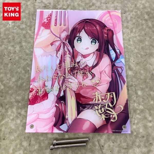 1円〜 にじさんじ 赤羽葉子 誕生日グッズ 2021 アクリルパネル 