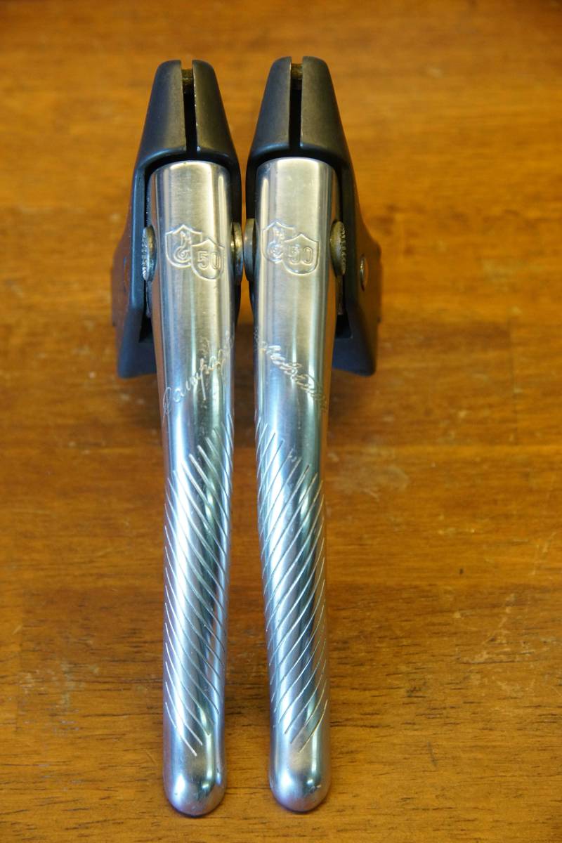 ◇カンパ 50周年記念ブレーキレバー 左右セット ビンテージ◇S389