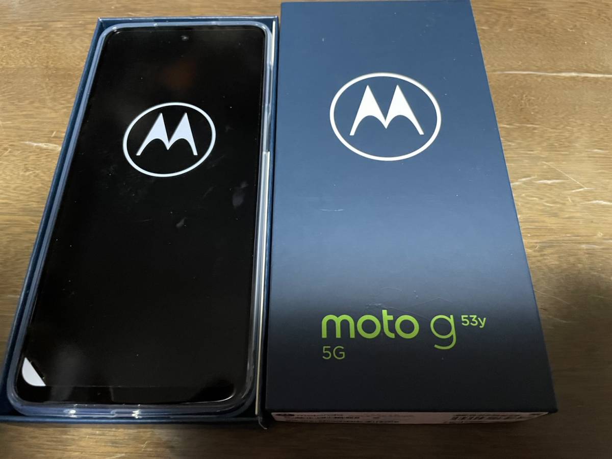 moto g53y 5G アークティックシルバー SIMフリー Y!mobile g53j ワイ