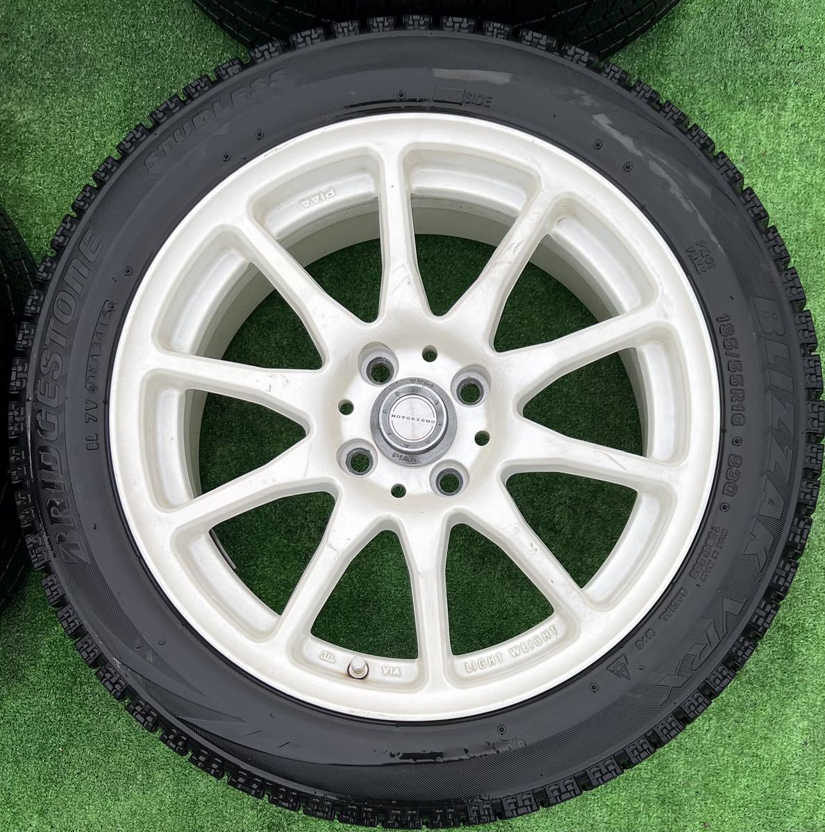 MOTORISMO PIAA TS-8 受付終了16インチ レアな軽量！白ホイール1台分