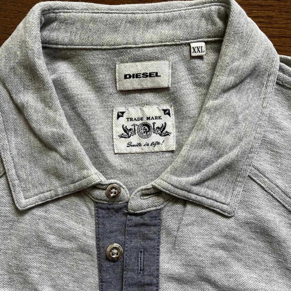 ○1円スタート○大きいサイズ XXL○DIESEL ディーゼル ポロシャツ 