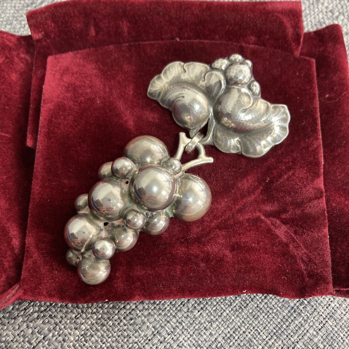 ◇GEORG JENSEN ジョージジェンセン ブローチ ムーンライト グレープ