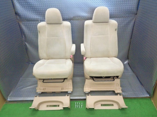 美品!! ANH20W アルファード ヴェルファイア 前期 後期 純正 運転席 助手席 ドライバーズ アシスタント シート 左右 セット GGH20W ATH20W