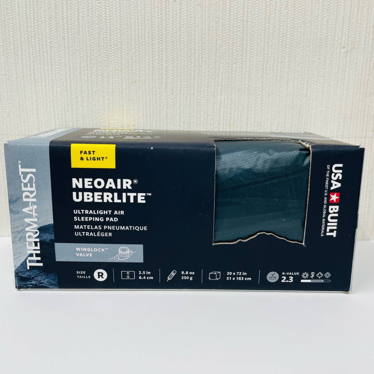 C-61128I 【未使用】 THERMAREST サーマレスト NEOAIR UBERLITE ネオエアー ウーバーライト SIZE TAILLE R エアーマットレス アウトドア