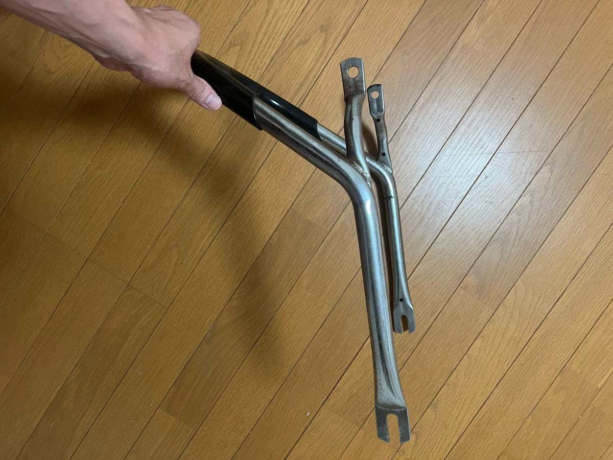 タンデムバー | GS400 黒 RACING製 (スズキ用)｜売買された