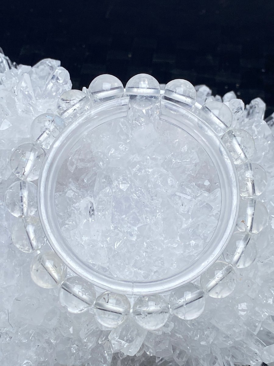 1030e643 天然石★【45Aハイアライトオパール】★ ブレス 10-10.8mm（新品）